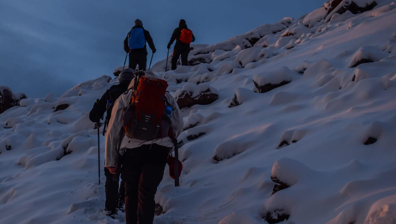 Mount Kenya climbing