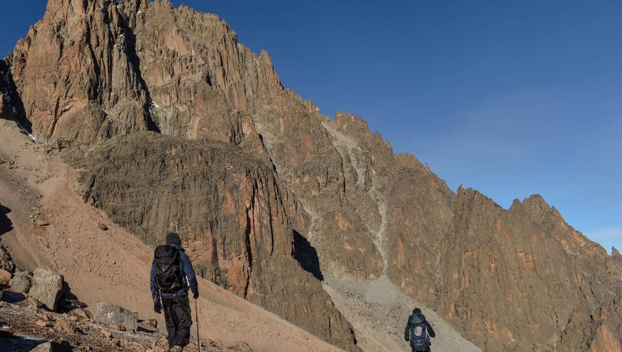 Mount Kenya volcanic peaks