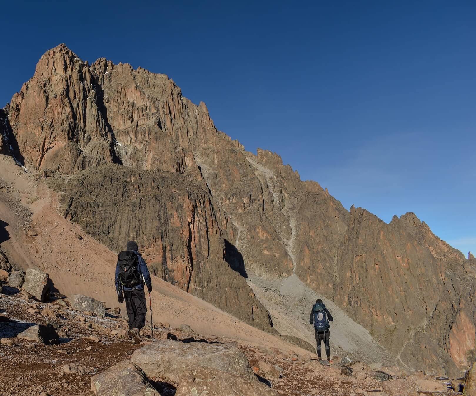 Mount Kenya volcanic peaks