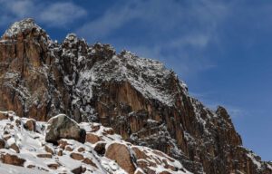 Mountain climbing in Kenya