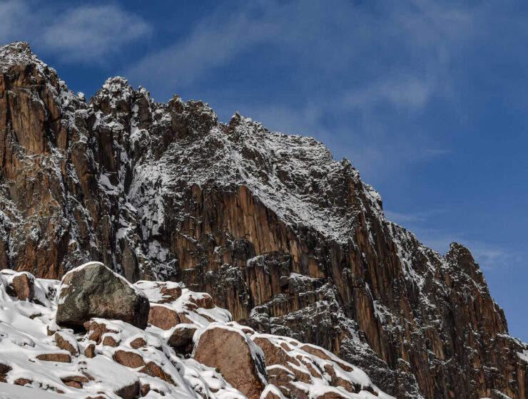 Mountain climbing in Kenya