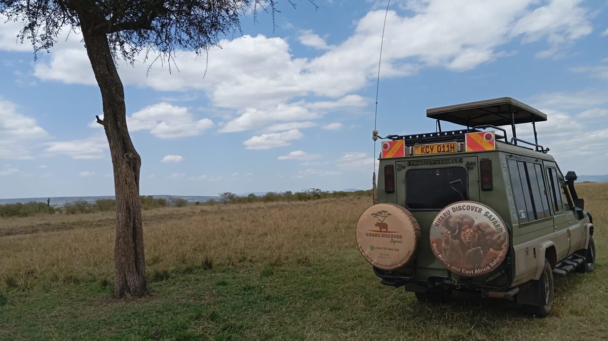 Kifaru Discover Safaris Land Cruiser Jeep at Maasai Mara