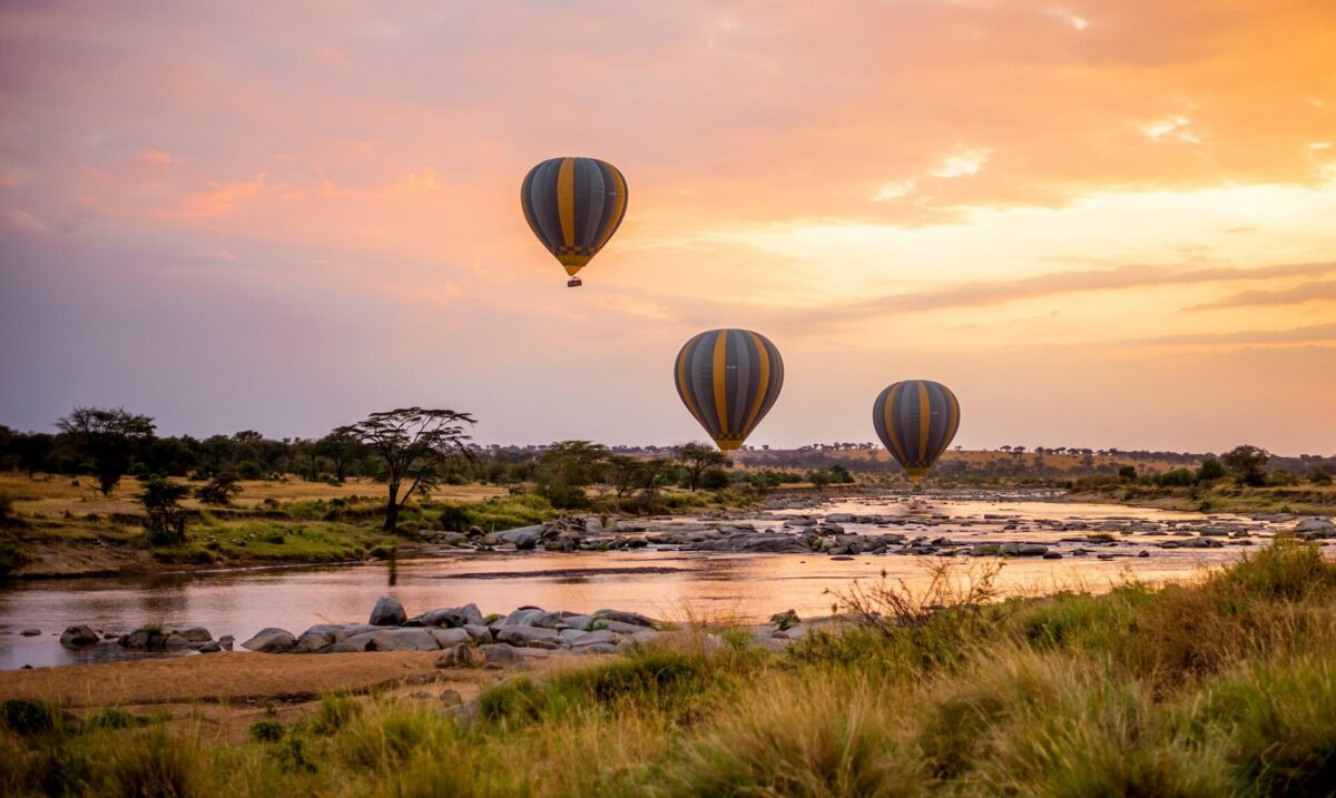 Balloon Safari on Tanzania Honeymoon Safari