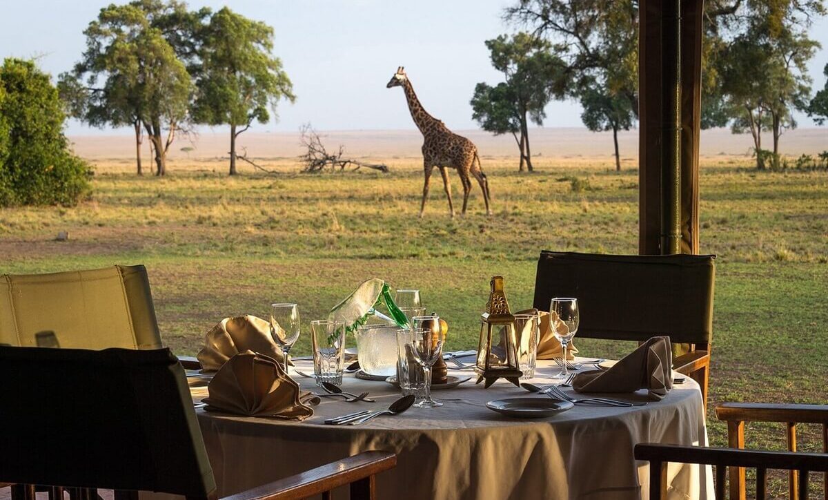 Dinner in Governor's camp Masai Mara