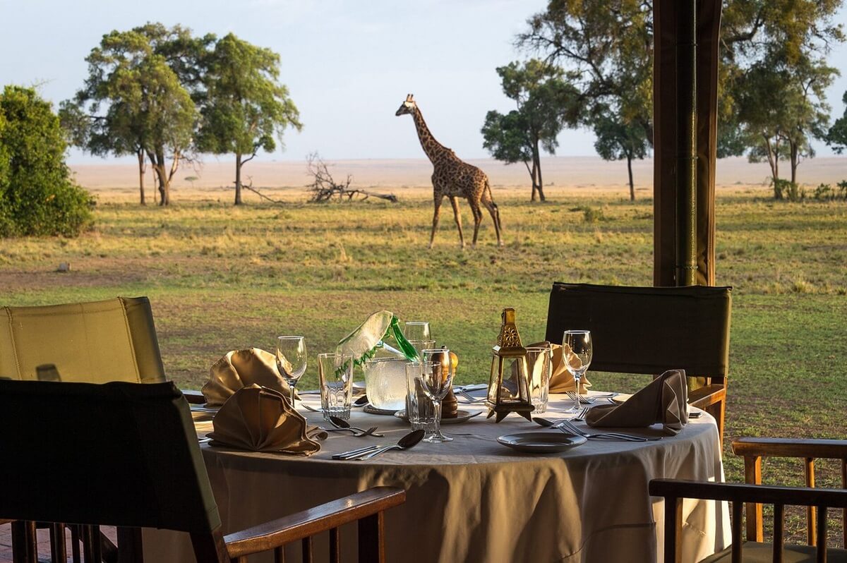 Dinner in Governor's camp Masai Mara