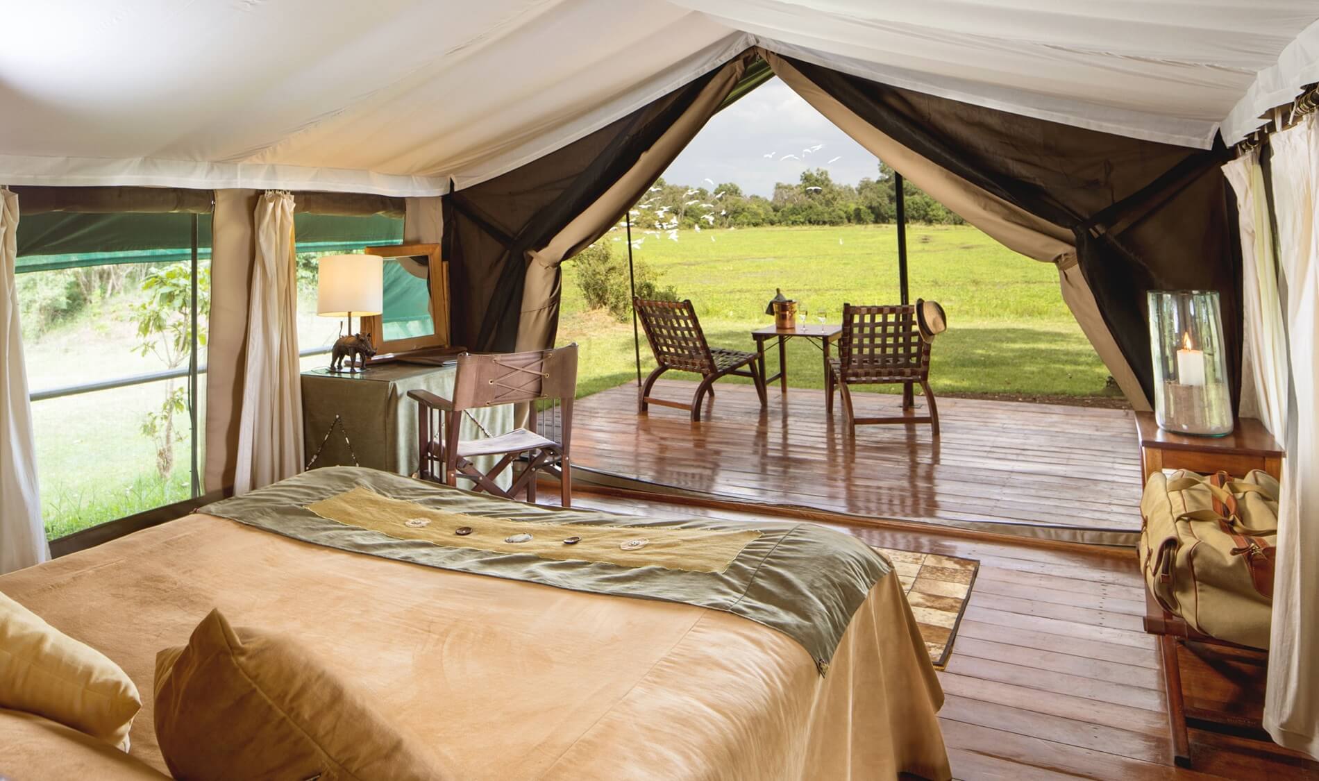 Interior of Little Governor's Camp Masai Mara