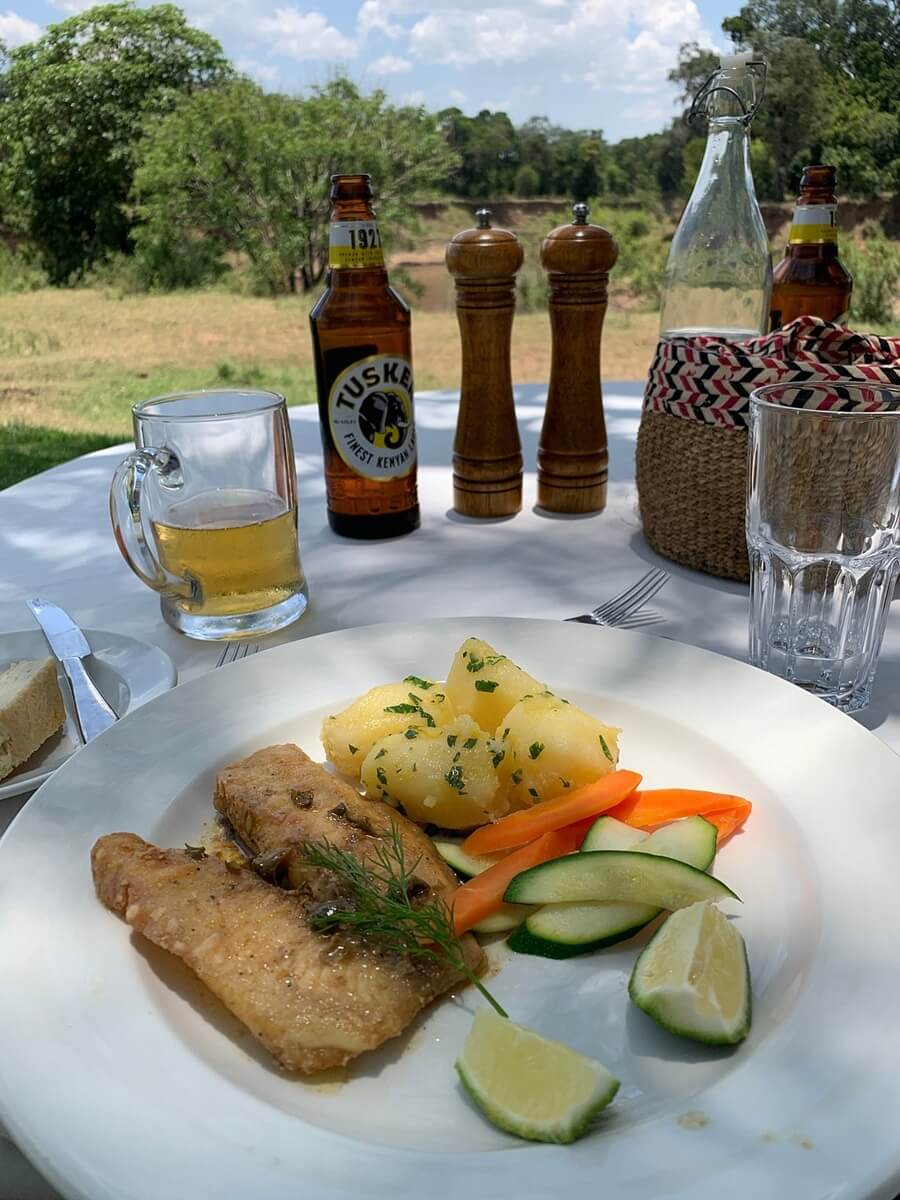 Lunch time at Governor's camp Masai Mara