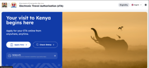 Kenya eTA visa official website