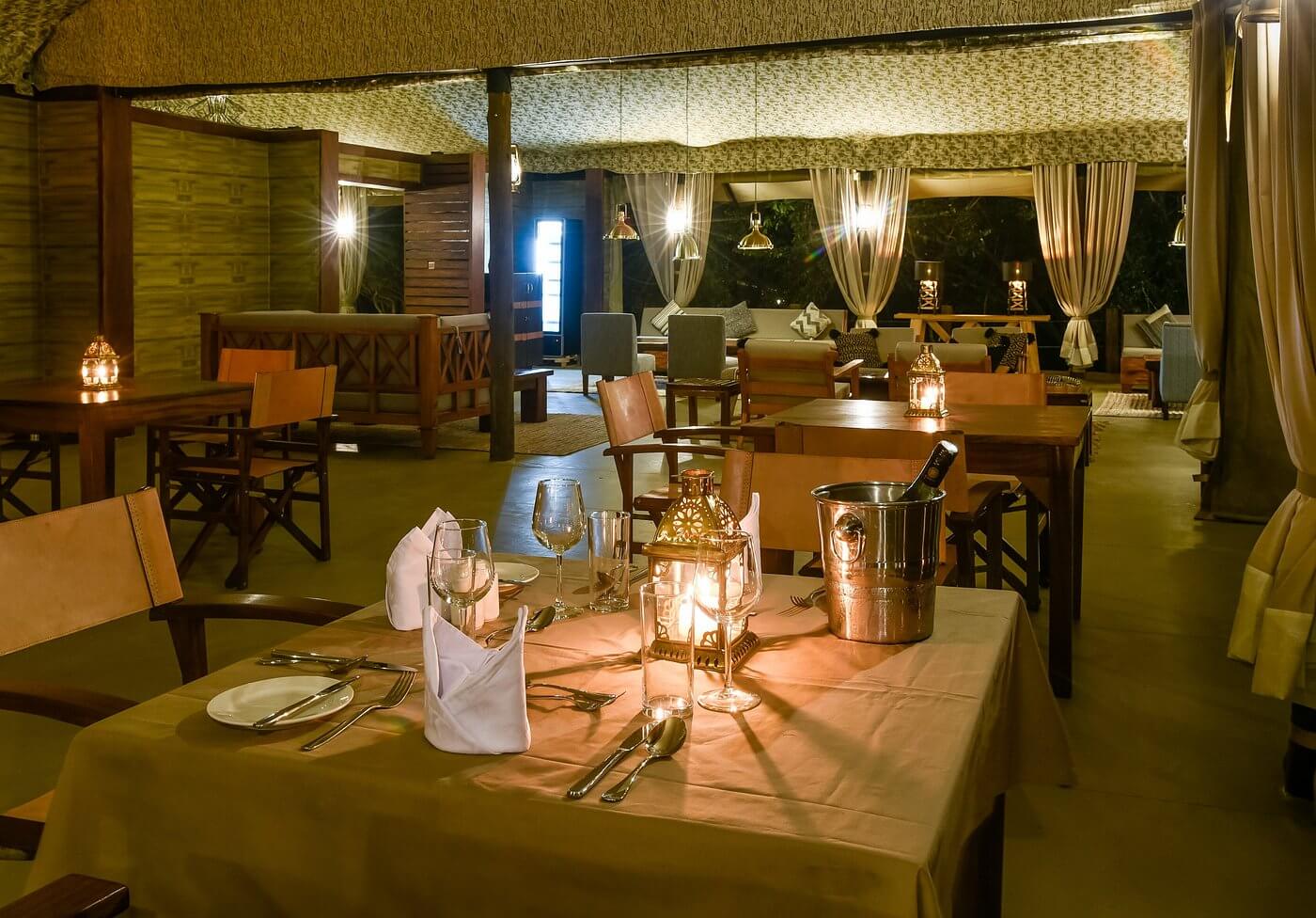 Lounge area Ilkeliani camp maasai mara
