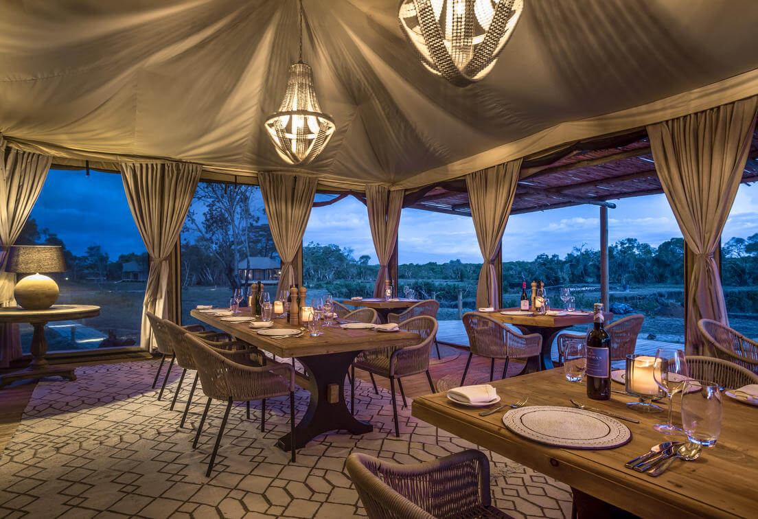 Lounge area River Camp Ol Pejeta