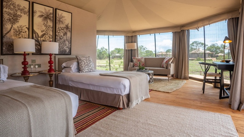 Accommodation in River Camp Ol Pejeta Conservancy