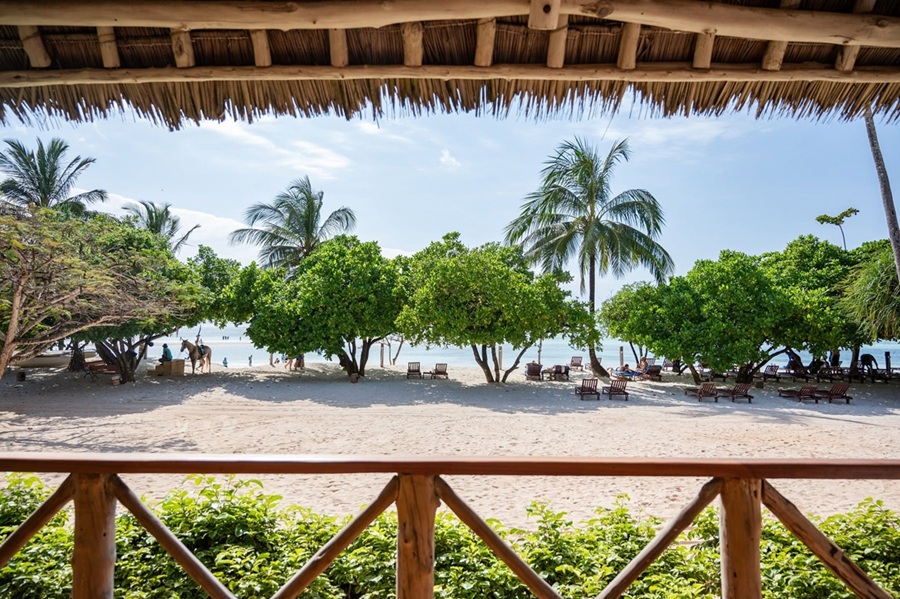 Hotel with beach front in Zanzibar